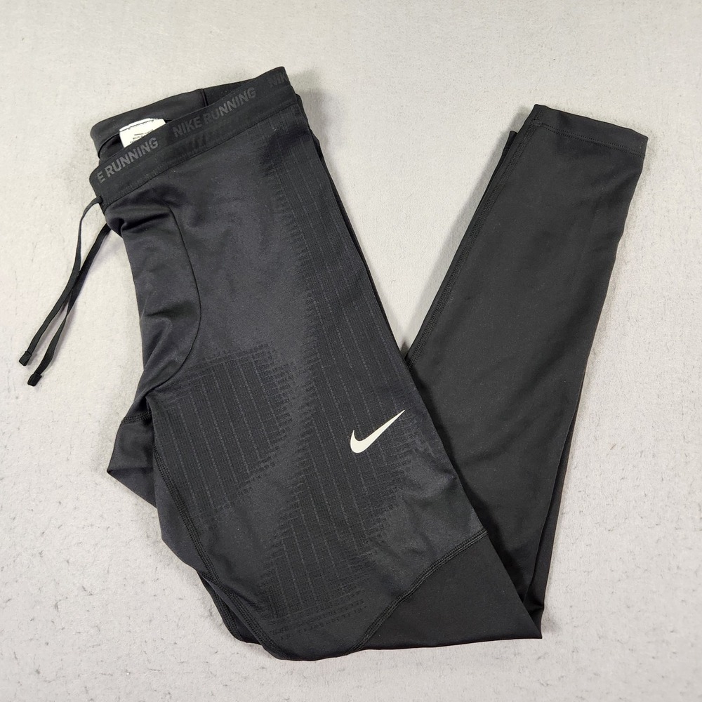 Nike Phenom Men's Large Dri-FIT Running Tights CZ8823 Black NWT